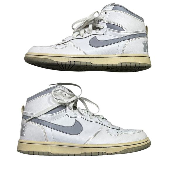 Vintage Big NIKE Men’s High White Wolf Neutral Gray Sneakers [336608-118] - 10.5 - Picture 8 of 9